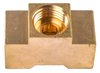 Brass Tee Fitting 1/2 in -20 Inverted Flare Ends - image 2
