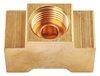 Brass Tee Fitting 5/8 in -18 Inverted Flare Ends - image 2