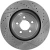 High Performance Cross-Drilled & Slotted Right Front Brake Rotor for 2005-2017 Dodge - image 2
