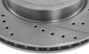 High Performance Cross-Drilled & Slotted Left Front Brake Rotor for 2005-2017 Dodge - image 3
