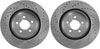 High Performance Cross-Drilled & Slotted Front Brake Rotors for 2005-2017 Dodge - image 2