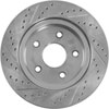 High Performance Cross-Drilled & Slotted Left Front Brake Rotor for 2002-2017 Dodge - image 2