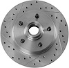 High Performance Cross-Drilled & Slotted Right Front Brake Rotor for 1977-1995 GM - image 1