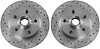 High Performance Cross-Drilled & Slotted Front Brake Rotors for 1977-1995 GM - image 1