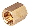 Brass Union Fitting 1/2 in. -20 Inverted Flare Female Ends - image 1