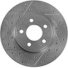 High Performance Cross-Drilled & Slotted Right Front Brake Rotor for 2003-2011 Ford - image 1