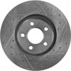 High Performance Cross-Drilled & Slotted Right Front Brake Rotor for 2003-2011 Ford - image 2