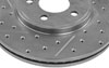 High Performance Cross-Drilled & Slotted Right Front Brake Rotor for 2003-2011 Ford - image 3