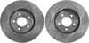 High Performance Cross-Drilled & Slotted Front Brake Rotors for 2003-2011 Ford - image 2