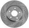 High Performance Cross-Drilled & Slotted Right Front Brake Rotor for 2004-2012 GM - image 1