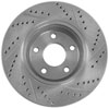 High Performance Cross-Drilled & Slotted Right Front Brake Rotor for 2004-2012 GM - image 2
