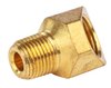 Brass 45 Degree Fitting 1/8 in. NPT x 7/16 in. -24 Inverted Flare Female - image 2