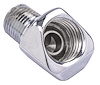 Chrome 45 Degree Fitting 1/8 in. NPT x 1/2 in. -20 Inverted Flare Female - image 1