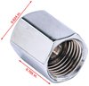 Chrome Union Fitting 1/2 in. -20 Inverted Flare Female x 1/2 in. -20 Inverted Flare Female - image 3