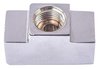 Chrome Tee Fitting 3/8 in. -24 Inverted Flare Female - image 2
