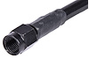 Black Coated Brake Hose [-3 AN, Straight Female to Straight Female, 18 in. Length] - image 1