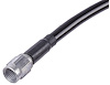 Black Coated Brake Hose [-3 AN, Straight Female to Straight Female, 18 in. Length] - image 1