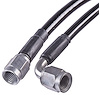Black Coated Brake Hose [-3 AN, Straight Female to 90 degree Female, 18 in. Length] - image 1
