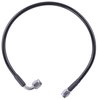 Black Coated Brake Hose [-3 AN, Straight Female to 90 degree Female, 18 in. Length] - image 2