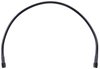 Black Coated Brake Hose [-3 AN, Straight Female to 90 degree Female, 21 in. Length] - image 2