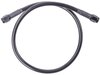 Black Coated Brake Hose [-3 AN, Straight Female to Straight Female, 21 in. Length] - image 2