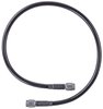 Black Coated Brake Hose [-3 AN, Straight Female to Straight Female, 21 in. Length] - image 2