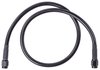 Black Coated Brake Hose [-3 AN, Straight Female to Straight Female, 24 in. Length] - image 2