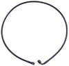 Black Coated Brake Hose [-3 AN, Straight Female to 90 degree Female, 36 in. Length] - image 2