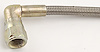 Pre-Assembled Brake Hose -3AN Straight to 90 degree - image 1