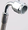 Pre-Assembled Brake Hose -4AN Straight to 90 degree - image 2