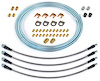 Universal DOT Brake Line Kit (4-Line) Made in the USA Use with: