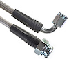 Pre-Assembled DOT Brake Hose -03AN 90° to 3/8"-24 Inverted Flare Female Swivel (3/16" Hard Line) - image 1
