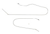 Intermediate Brake Lines for 2002-2005 Dodge Ram 1500 2WD w/Extended Cab/Short Bed [Stainless Steel] - image 1