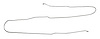 Intermediate Brake Line for 2003-2009 Dodge Ram 2500, 3500 w/Regular Cab/Long Bed [Stainless Steel] - image 1