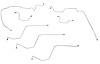 Front Brake Line Kit for 2002-2005 Dodge Ram 1500 4WD AWABS [Stainless] - image 1