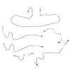 Front Brake Line Kit for 2003-2005 Dodge Ram 2500, 3500 4WD AWABS [Stainless] - image 1