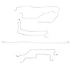 Complete Brake Line Kit for 2005-2007 GM 1500 Trucks w/Extended Cab/Standard Bed, Crew Cab/Short Bed [Stainless Steel] - image 1