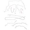 Complete Brake Line Kit for 1995-1998 GM K1500 Trucks w/Extended Cab/Short Bed [Stainless Steel] - image 1