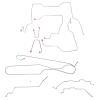 Complete Brake Line Kit for 1998-2000 GM S-Series 2WD Trucks w/Regular Cab/Short Bed/Rear Drum/Non-ZR2 [Stainless Steel] - image 1