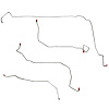 Complete Brake Line Kit for 2004-2005 Buick Lesabre, Pontiac Bonneville [Stainless Steel] - image 1