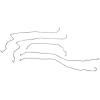 Complete Brake Line Kit for 2007-2008 GM 2500 HD 6.6L/8.1L Trucks w/Crew Cab/Short Bed [Stainless Steel] - image 1