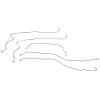 Complete Brake Line Kit for 2007-2008 GM 2500 HD 6.0L Gas Trucks w/Regular Cab/Long Bed [Stainless Steel] - image 1