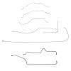 Complete Brake Line Kit for 2000-2002 GM 1500 4WD SUV w/119 in. WB [Stainless Steel] - image 1