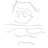 Complete Brake Line Kit for 2001-2004 GMC Sonoma, Jimmy 4WD w/ZR2 Package [Stainless Steel] - image 1