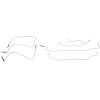 Complete Fuel Line Kit for 2000-2003 GM 1500 Trucks w/Extended Cab/V8 Engine [Stainless Steel] - image 1