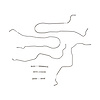 Complete Fuel Line Kit for 2004-2010 GM 2500HD/3500 Gas Trucks w/Extended Cab [Stainless Steel] - image 1