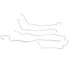 Front Brake Line Kit for 2003-2007 Hummer H2 [Stainless] - image 1