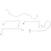 Front Brake Line Kit for 2006-2008 Chevy HHR (Non-SS) with Disc/Drum, AWABS, [Stainless] - image 1