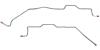 Rear Axle Brake Line Kit for 1995-2000 GM 1500/2500/3500 Non-Dually Trucks [Stainless] - image 1