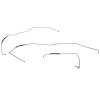 Transmission Oil Cooler Lines for 2002-2006 Chevy Avalanche 2500 8.1L w/4L85-E Transmission [Stainless Steel]